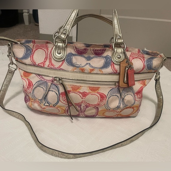 Coach Poppy Dream C Rocker Multicolor Satchel - Picture 4 of 16